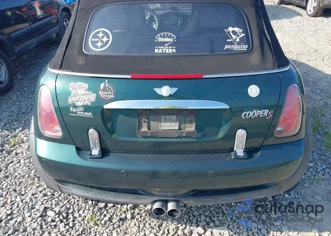 2007 Mini Cooper S из США, поврежденный, VIN WMWRH33557TJ44349